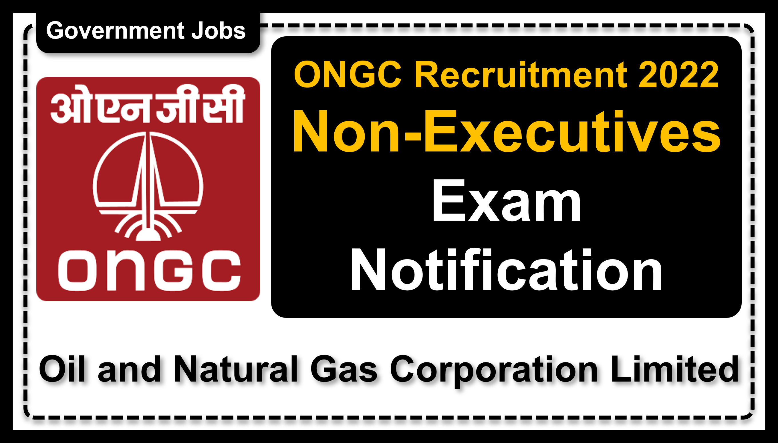 ongcindia.com | Oil and Natural Gas Corporation Limited | Details of Recruitment Rules, Number of Vacant Post, Fee, Eligibility, Age, Salary, How to Apply etc. | Oil and Natural Gas Corporation Limited