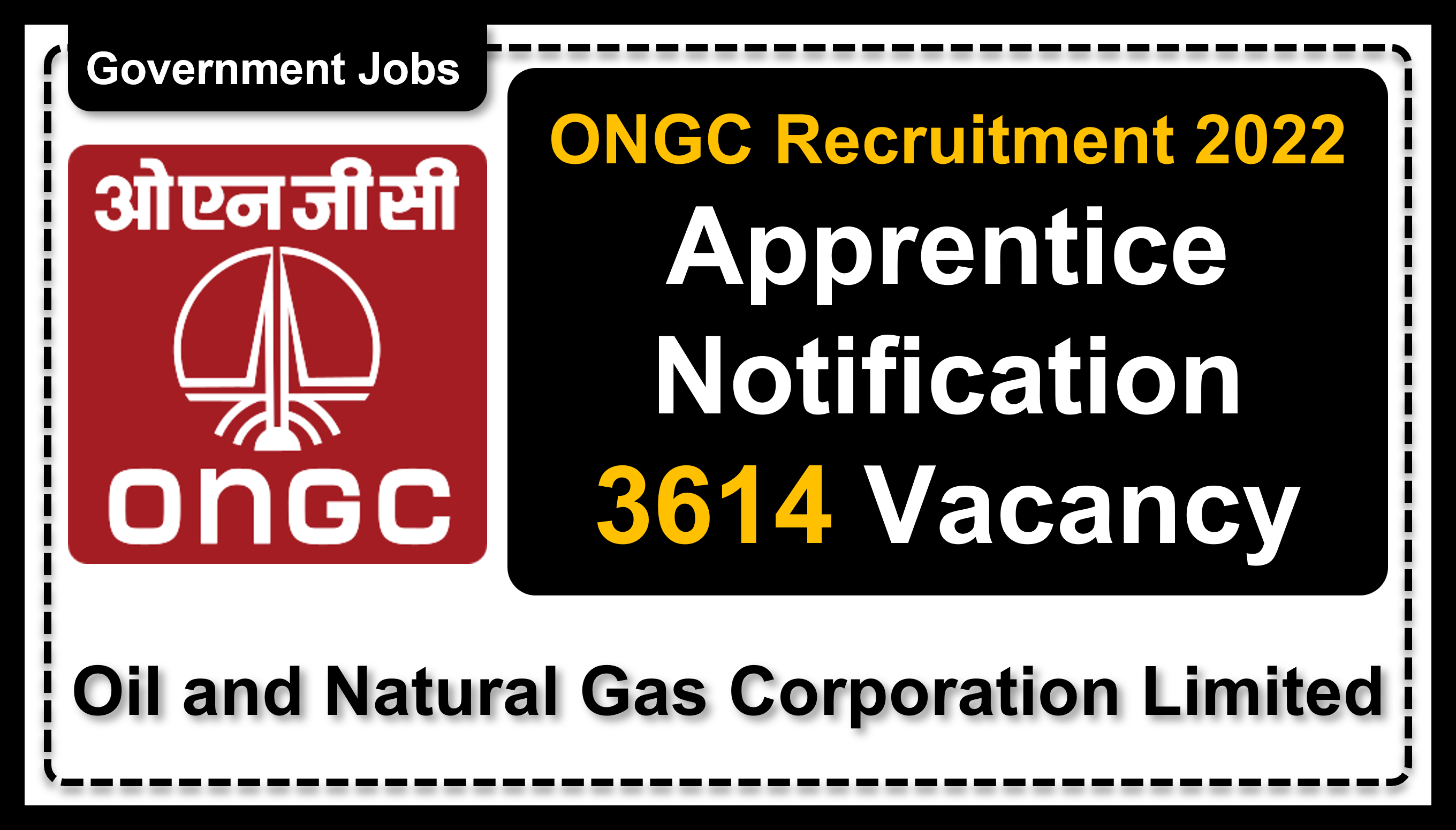 ongcapprentices.ongc.co.in | Oil and Natural Gas Corporation | Details of Recruitment Rules, Number of Vacant Post, Eligibility, Age, Salary, How to Apply etc. | Oil and Natural Gas Corporation Limited