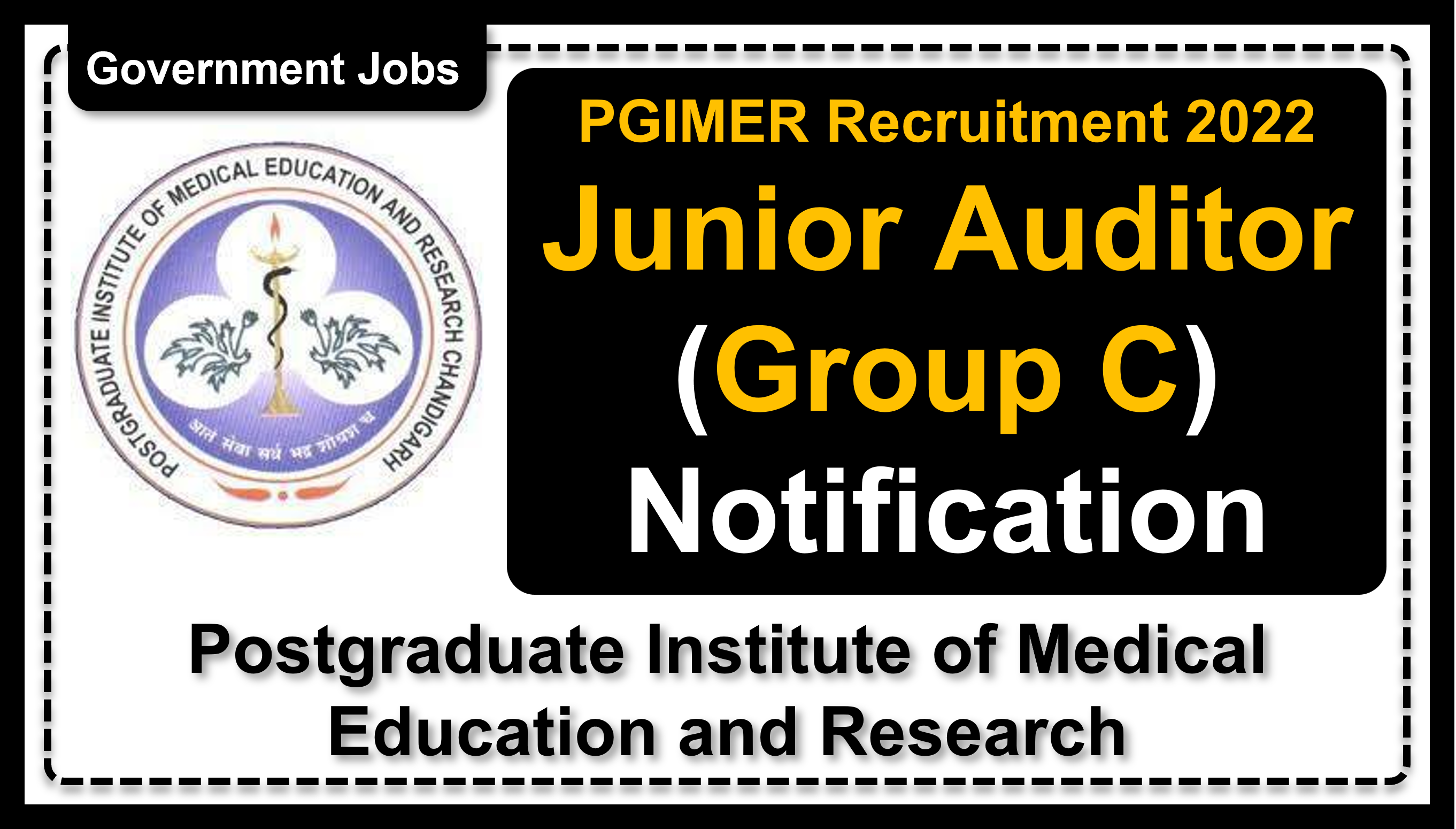 pgimer.edu.in | Postgraduate Institute of Medical Education and Research | Details of Recruitment Rules, Number of Vacant Post, Age Limit, How to Apply etc. | Postgraduate Institute of Medical Education and Research