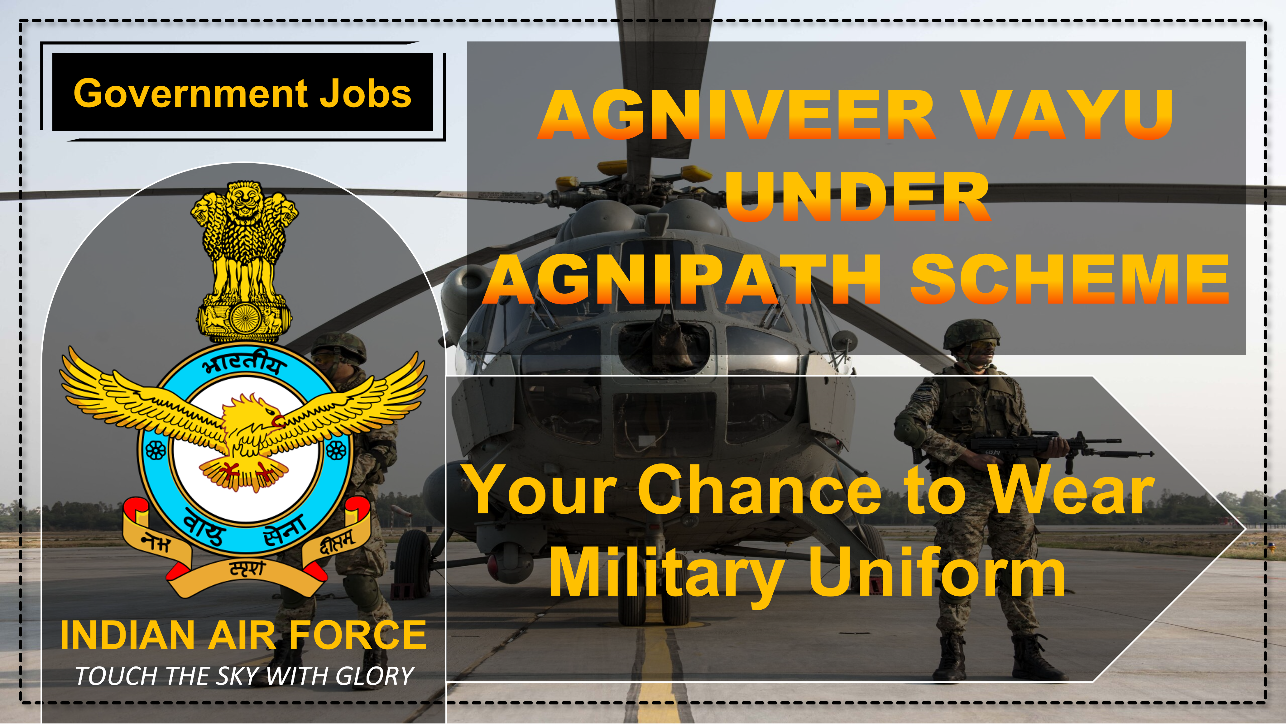 indianairforce.nic.in or agnipathvayu.cdac.in | Indian Air Force | Details of Recruitment Rules, Number of Vacant Post, Fee, Important Dates, Eligibility, Age, Salary, How to Apply etc. | Indian Air Force