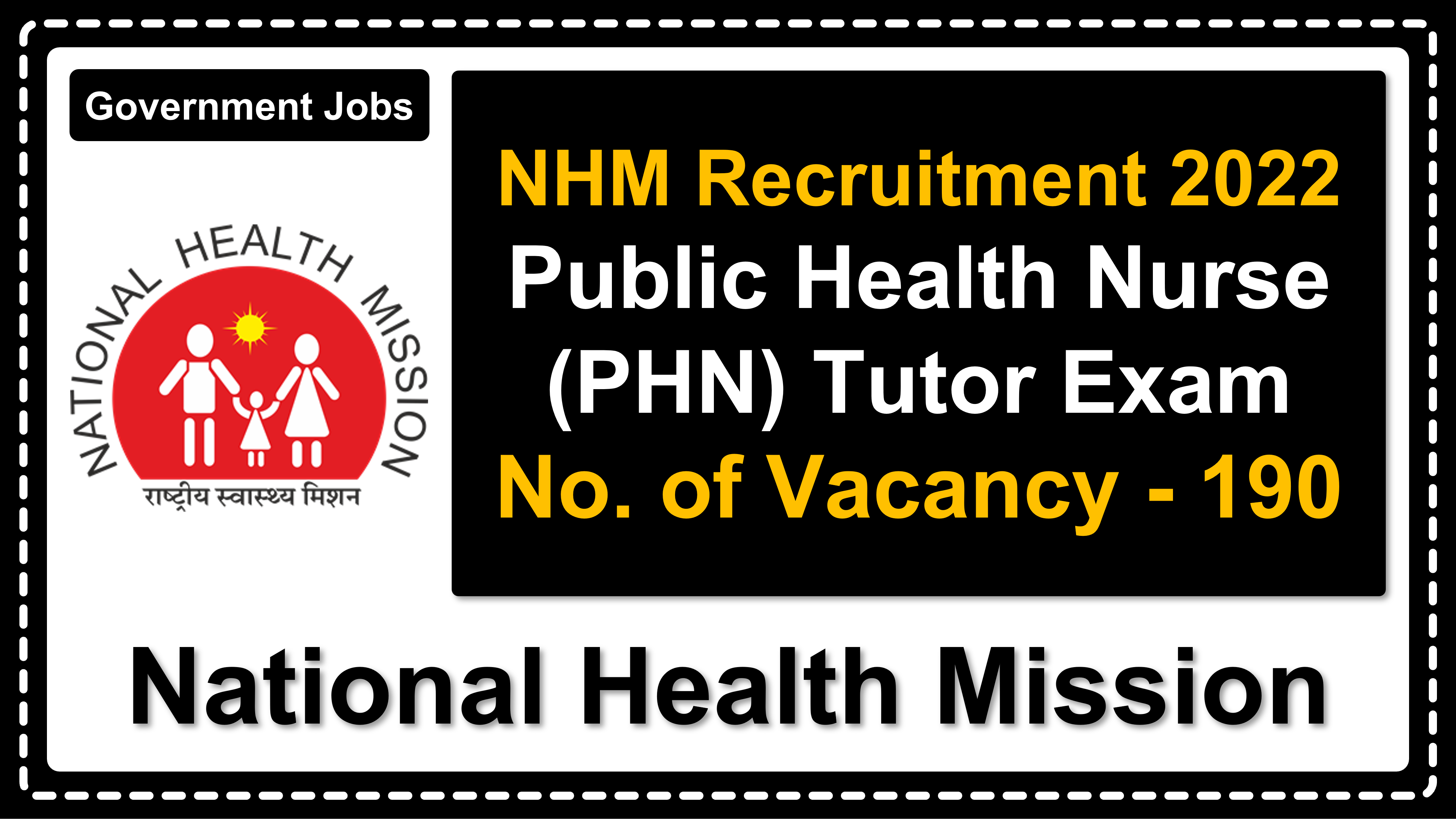 upnrhm.gov.in | National Health Mission | Details of Recruitment Rules, Number of Vacant Post, Fee, Dates, Eligibility, Document, Salary, Age, How to Apply etc. | National Health Mission