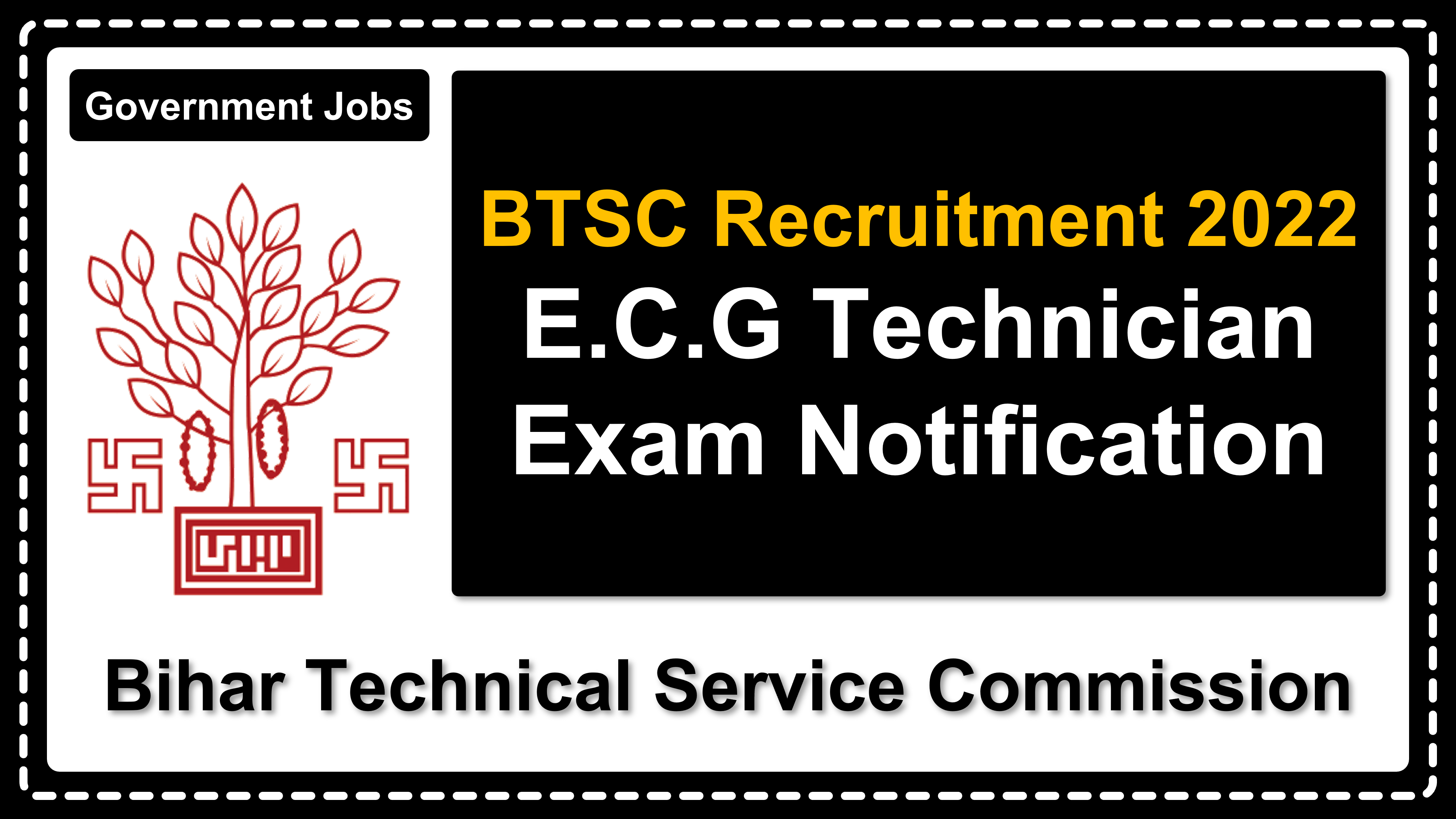 pariksha.nic.in | Bihar Technical Service Commission | Details of Recruitment Rules, Number of Posts, Eligibility Criteria, Fee, Age Limit, How to Apply etc. | Bihar Technical Service Commission