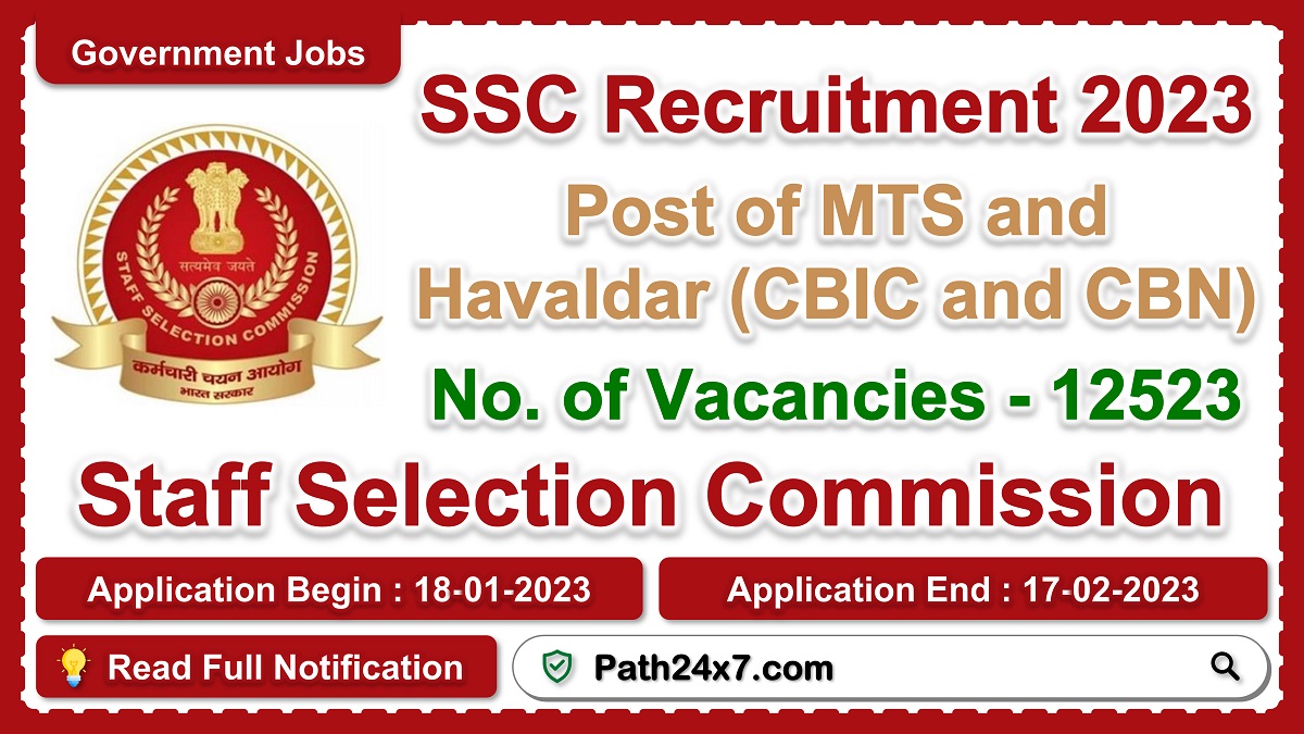 ssc.nic.in | Staff Selection Commission | Details of Recruitment Rules, Number of Posts, Fee, Age Limit, Educational Qualifications, Physical standards, How to Apply etc. | Staff Selection Commission